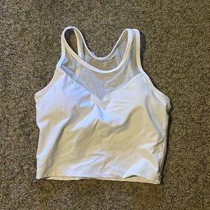 Senita Athletics Crop Mesh Top